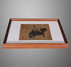 静海书画装裱配框服务案例